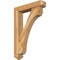 Ekena Millwork Legacy Arts and Crafts Rough Sawn Bracket w/ Offset Brace, Western Red Cedar, 6"W x 28"D x 40"H BKT0604X28X40LEC03RWR - alternate 1